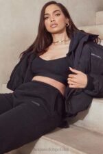 House of CB Polarowe Spodnie do Joggingu Sky Ink Komfort i Styl - Image 3
