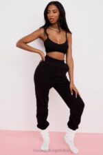 House of CB Polarowe Spodnie do Joggingu Sky Ink Komfort i Styl - Image 7