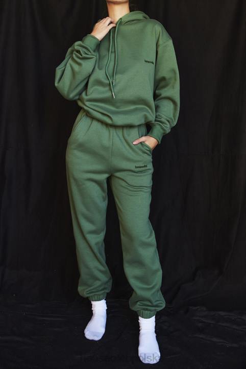 House of CB Polarowe Spodnie do Joggingu Sky Moss Komfort i Styl - Image 5