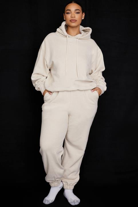 House of CB Polarowe Spodnie do Joggingu Sky Oatmeal Komfort i Styl - Image 6