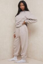 House of CB Polarowe Spodnie do Joggingu Sky Stone Komfort i Styl - Image 12