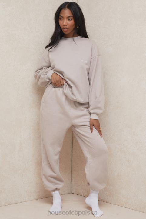 House of CB Polarowe Spodnie do Joggingu Sky Stone Komfort i Styl - Image 1
