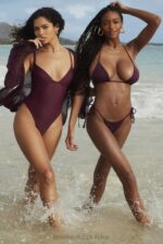 House of CB Prune Wiązana Góra Bikini Klasyczna na Szyi - Image 7