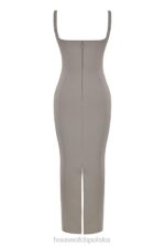House of CB Rea elegancka sukienka maxi dymna 4PND371 - Image 6