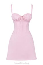 House of CB Różowa mini sukienka gorset Carlotta na każdą okazję - Image 3