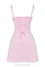House of CB Różowa mini sukienka gorset Carlotta na każdą okazję - Image 5
