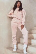 House of CB Różowa Oversize Bluza z Kapturem Halo Modna Odzież - Image 15