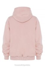House of CB Różowa Oversize Bluza z Kapturem Halo Modna Odzież - Image 7