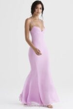 House of CB Różowa Sukienka Maxi Elegancja na Każdą Okazję - Image 10