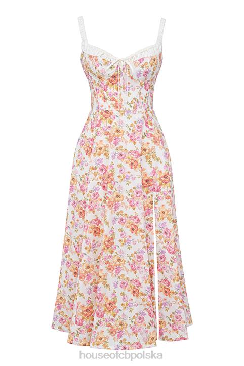 House of CB Sabrina Sukienka Gorsetowa Kolor Kości Słoniowej Elegancka Moda - Image 6