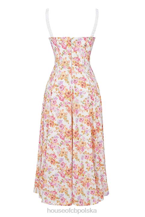 House of CB Sabrina Sukienka Gorsetowa Kolor Kości Słoniowej Elegancka Moda - Image 8
