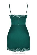 House of CB Satynowa sukienka halka Soraya Zielona elegancka moda na każdą okazję - Image 8