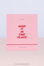 House of CB segregator A4 różowy elegancki organizer na dokumenty
