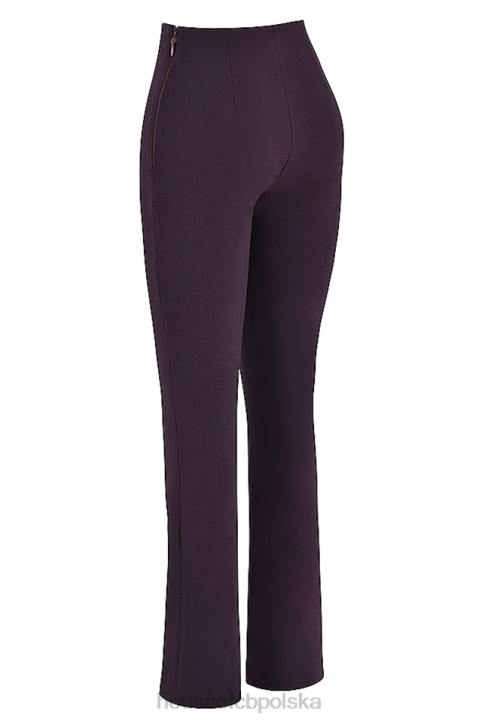 House of CB Spodnie Laurel Night Shade Wysoki Stan Modne i Eleganckie - Image 8