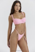 House of CB Stringi Bikini Lazurowy Kwiat Stylowy Komfort - Image 7