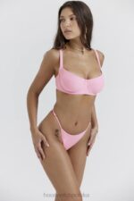 House of CB Stringi Bikini Lazurowy Kwiat Stylowy Komfort - Image 8