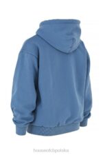 House of CB Stylowa Bluza z Kapturem Storm Azure na Zamek - Image 7