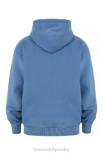 House of CB Stylowa Bluza z Kapturem Storm Azure na Zamek - Image 8