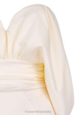 House of CB Sukienka Aisha bez ramiączek w kolorze kości słoniowej elegancka moda wieczorowa - Image 10
