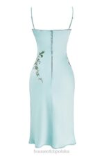 House of CB Sukienka Fallon Haft Jadeitowa Elegancja - Image 6