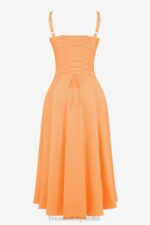 House of CB Sukienka Gorsetowa Carmen Mandarynka Trendy Moda - Image 9