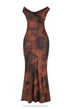 House of CB Sukienka maxi antyczna miedź Alaina modna elegancja - Image 10