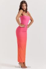House of CB Sukienka Maxi Calista Ombre Flame Trendy Moda - Image 12