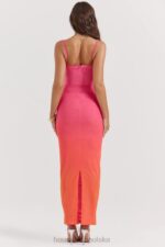 House of CB Sukienka Maxi Calista Ombre Flame Trendy Moda - Image 14