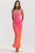 House of CB Sukienka Maxi Calista Ombre Flame Trendy Moda - Image 9