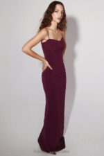 House of CB Sukienka maxi gorsetem Lani Merlot Elegancja na każdą okazję - Image 9