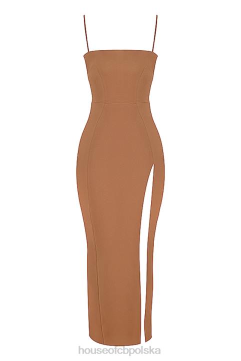 House of CB Sukienka Maxi Gorsetowa Jaida Toast Elegancka Moda Kobieca - Image 3