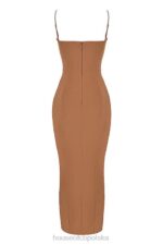 House of CB Sukienka Maxi Gorsetowa Jaida Toast Elegancka Moda Kobieca - Image 5