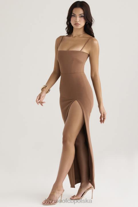 House of CB Sukienka Maxi Gorsetowa Jaida Toast Elegancka Moda Kobieca - Image 8