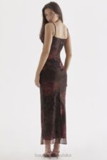 House of CB Sukienka maxi Nalini z kolorowym nadrukiem modna odzież - Image 14