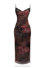House of CB Sukienka maxi Nalini z kolorowym nadrukiem modna odzież - Image 5