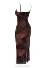 House of CB Sukienka maxi Nalini z kolorowym nadrukiem modna odzież - Image 6