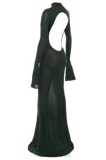 House of CB Sukienka maxi Sancha Forest Zielona Moda Damska - Image 4