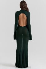 House of CB Sukienka maxi Sancha Forest Zielona Moda Damska - Image 10
