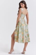 House of CB Sukienka midi Saira jasny jadeit modna odzież na każdą okazję - Image 12