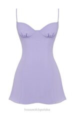House of CB Sukienka Mini Christiana Lawendowa Stylowa Moda Damska - Image 7