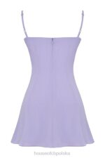 House of CB Sukienka Mini Christiana Lawendowa Stylowa Moda Damska - Image 9