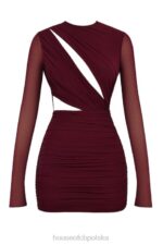 House of CB Sukienka mini Lucinda Mulberry Wycięcie Stylowa Modna Fashion - Image 7