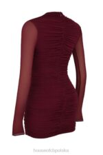 House of CB Sukienka mini Lucinda Mulberry Wycięcie Stylowa Modna Fashion - Image 8