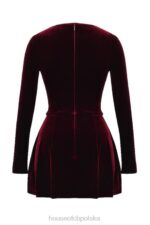 House of CB Sukienka mini Veronica Wiśniowa Elegancja na Szpilkach - Image 10