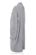 House of CB Szary Celine Kardigan Luźny Stylowy i Modny - Image 12