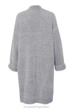 House of CB Szary Celine Kardigan Luźny Stylowy i Modny - Image 13