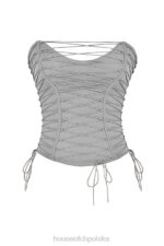 House of CB Sznurowany Gorset Mirabelle Dymny Stylowy Look - Image 4
