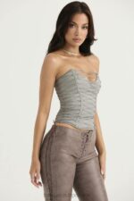 House of CB Sznurowany Gorset Mirabelle Dymny Stylowy Look - Image 10