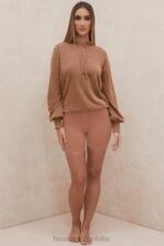 House of CB Toffowy Luźny Kaptur Lexi Bluza Modna Odzież - Image 11