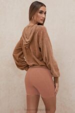 House of CB Toffowy Luźny Kaptur Lexi Bluza Modna Odzież - Image 14
